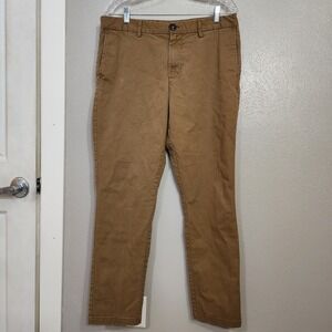Old Navy Men's‎ Slim Built In Flex 34 Khaki Pants Preppy Inseam 29